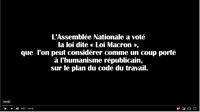 Loi Macron - Discussion débat entre Gérard Filoche et Rachel Saada